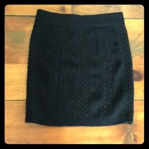 Black Knitted Mini
